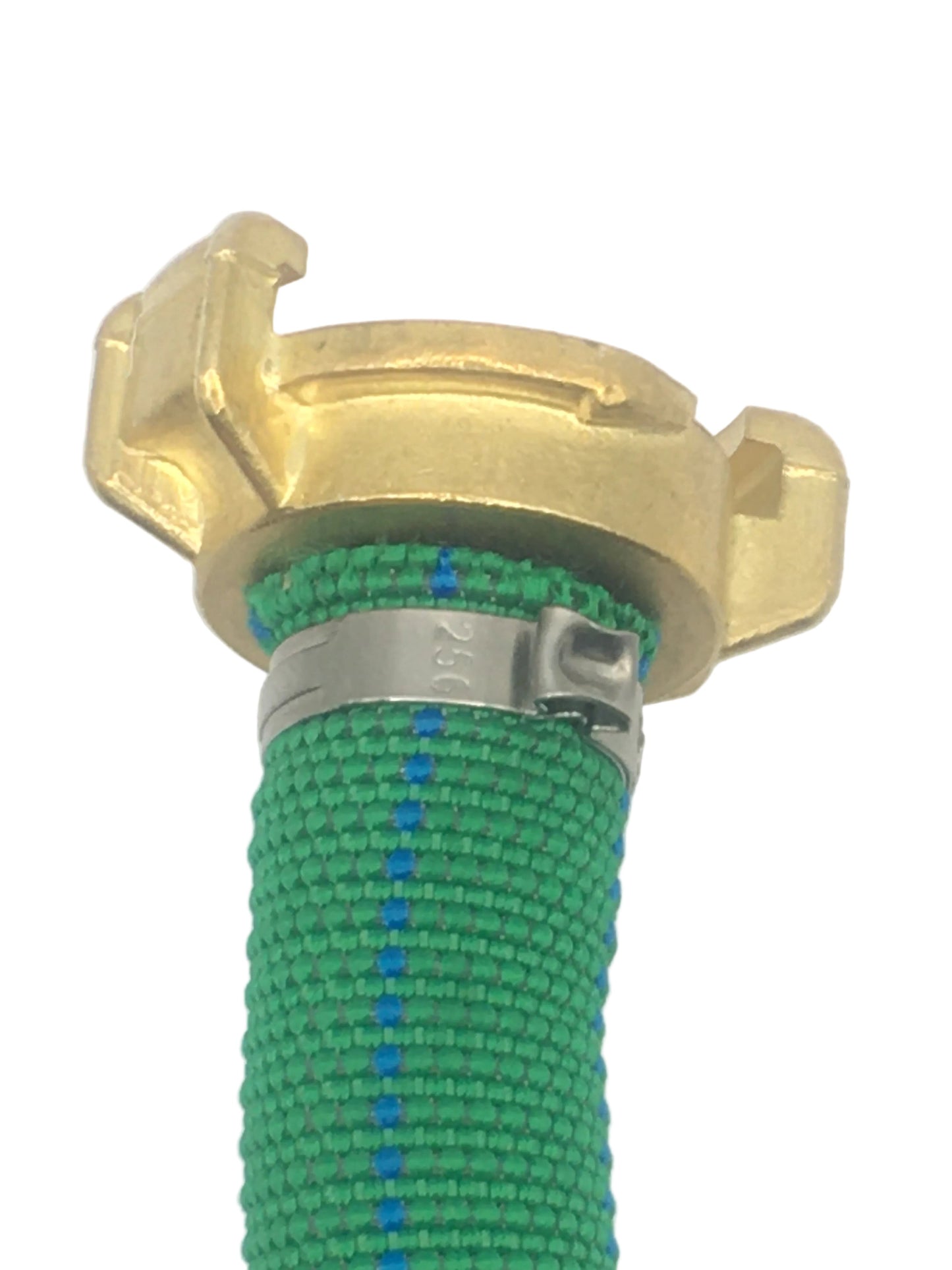 GEKA 3/4" am Gewebe-Gartenschlauch