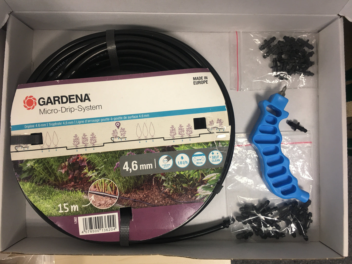 (#1019) Bewässerungs-Set mit Gardena Micro-Drip-System