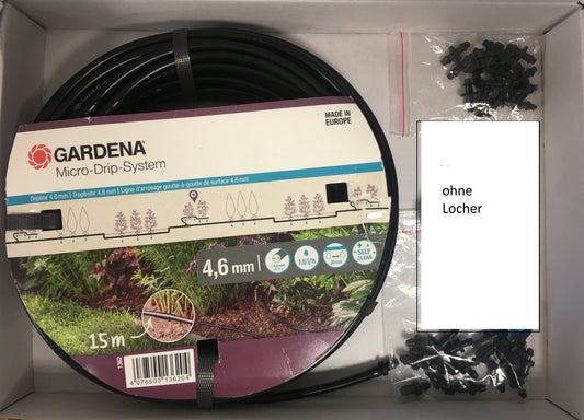 (#1020) Bewässerung-Set mit Gardena Micro-Drip-System ohne Locher