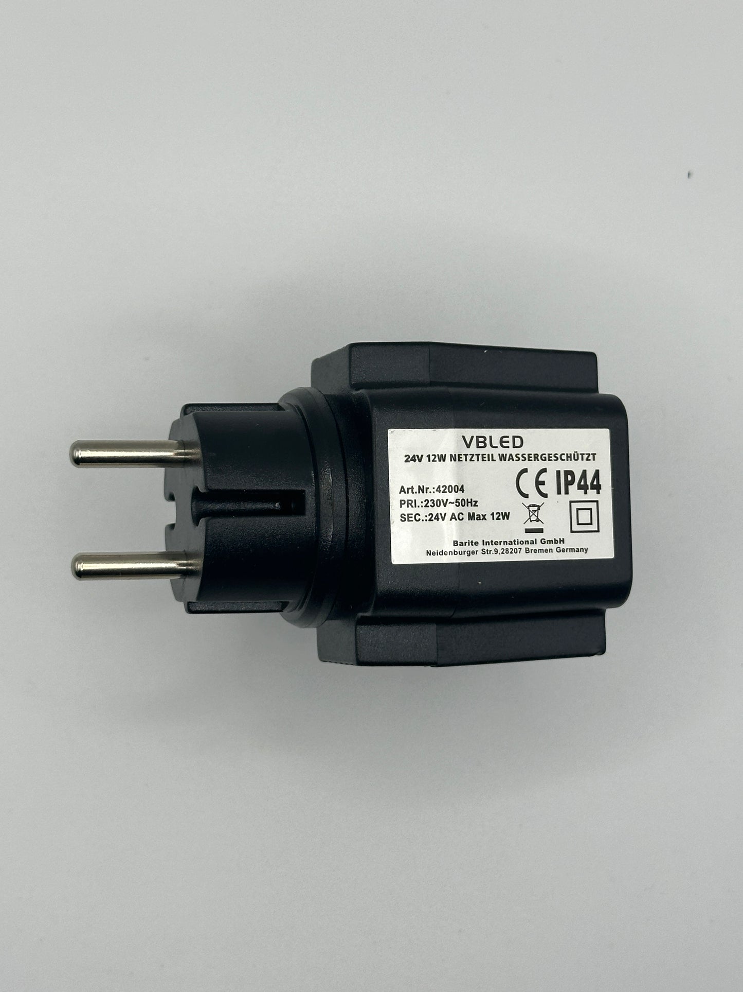 (#1016) 12V AC 300mA bzw. 24V AC 500mA Steckernetzteil, IP44
