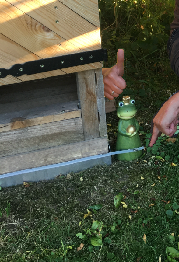 (#1050) Schneckenschutz  - Schneckenband auf Weg- Beetbegrenzungsblechen 6m