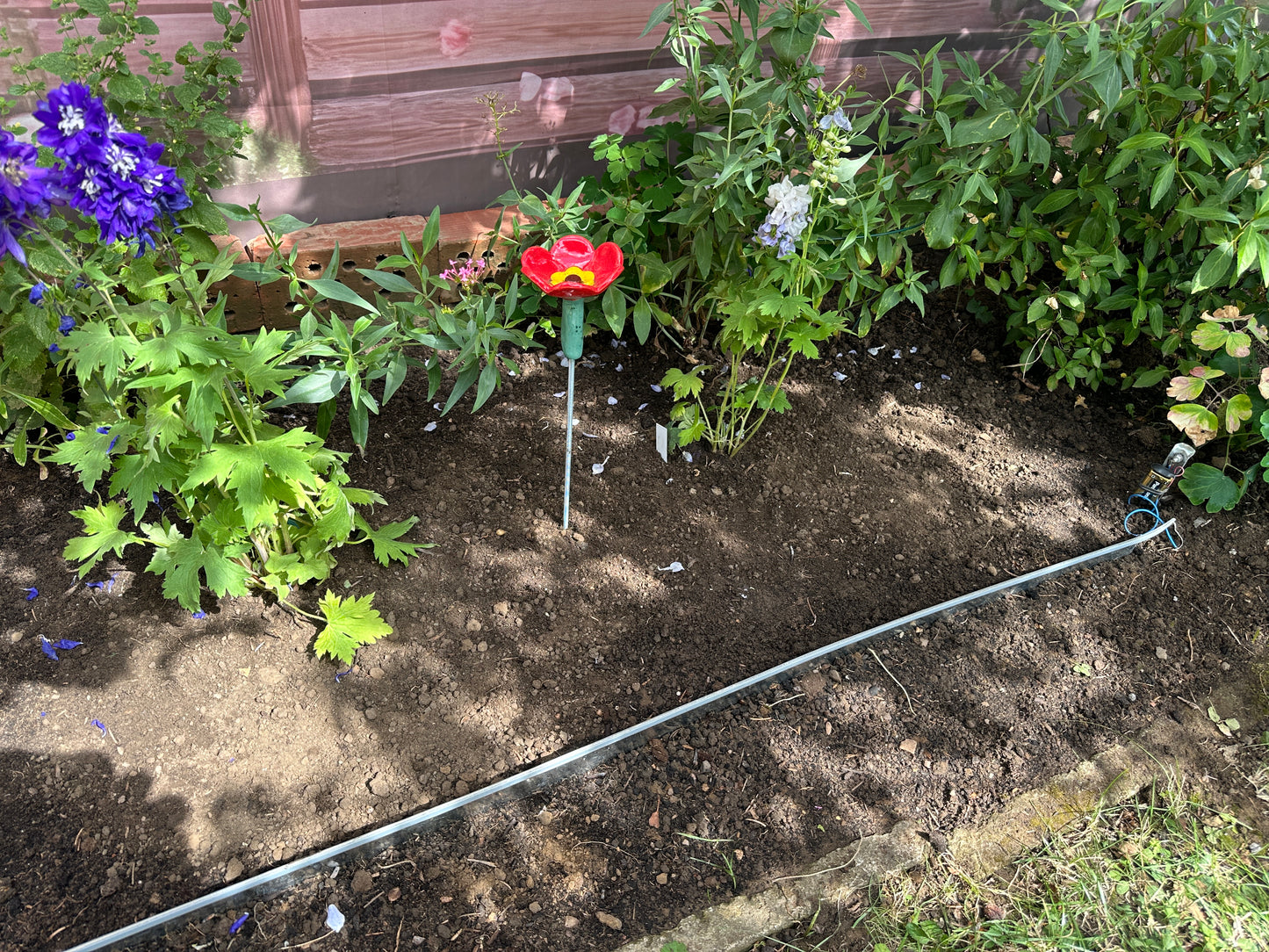 (#1050) Schneckenschutz  - Schneckenband auf Weg- Beetbegrenzungsblechen 6m