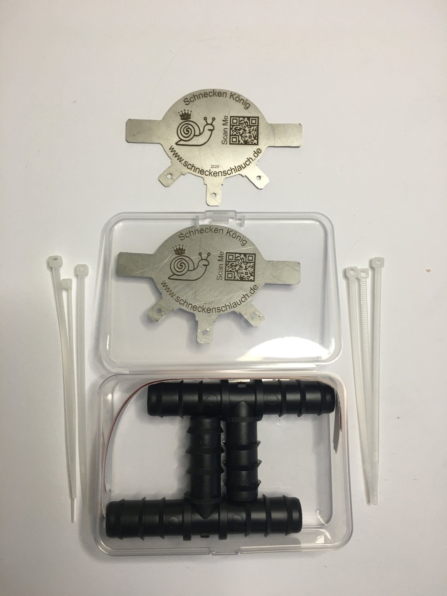 (#1002) Zubehör  Komplett-Set für 10 - 60 m Gewebe-Schneckenschlauch