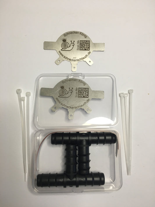 (#1002) Zubehör  Komplett-Set für 10 - 60 m Gewebe-Schneckenschlauch