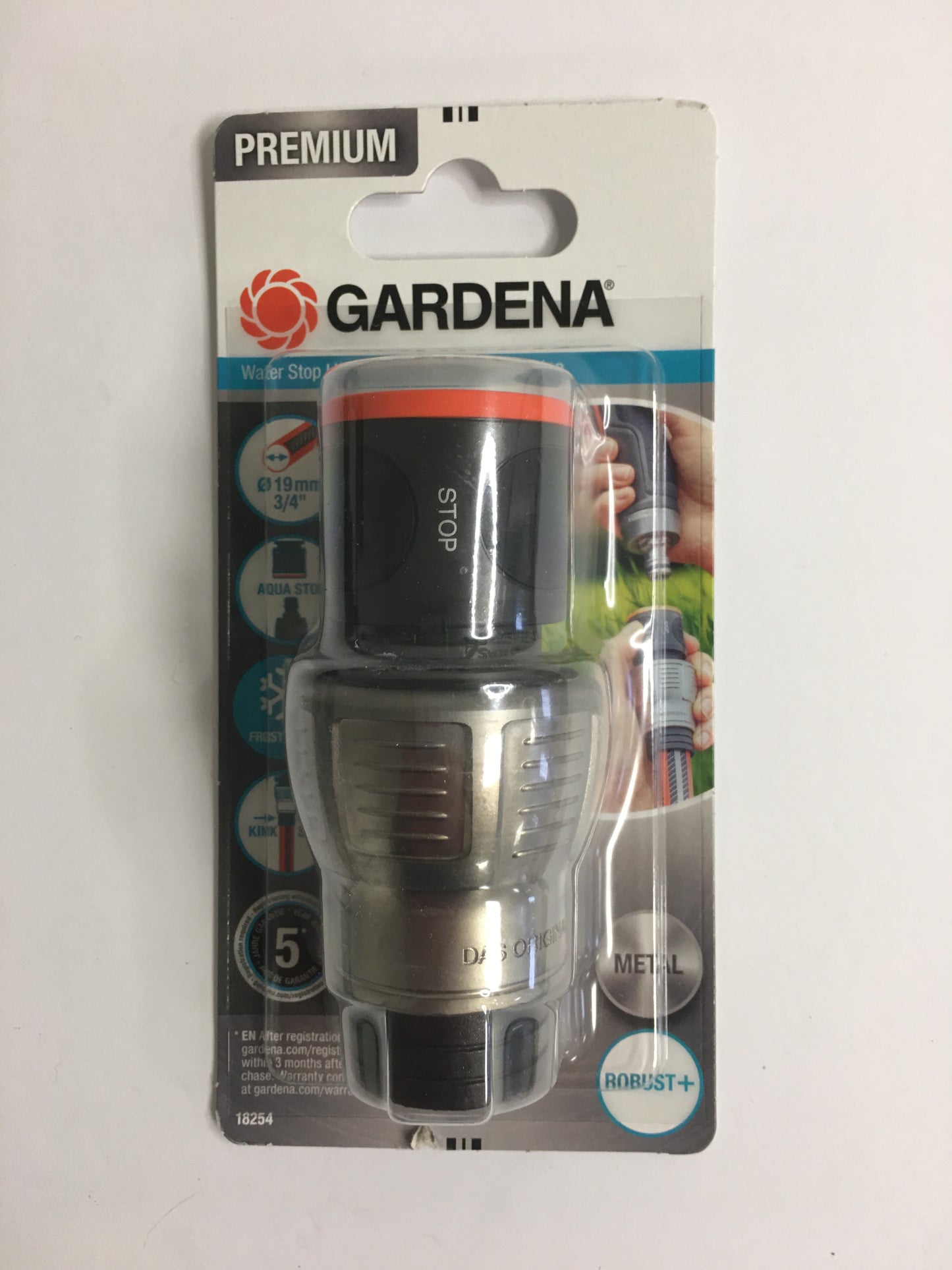 (#2010) Gardena Schlauchverbinder Premium in 1/2" und 3/4" erhältlich