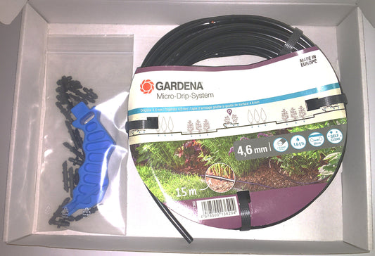(#1019) Bewässerungs-Set mit Gardena Micro-Drip-System
