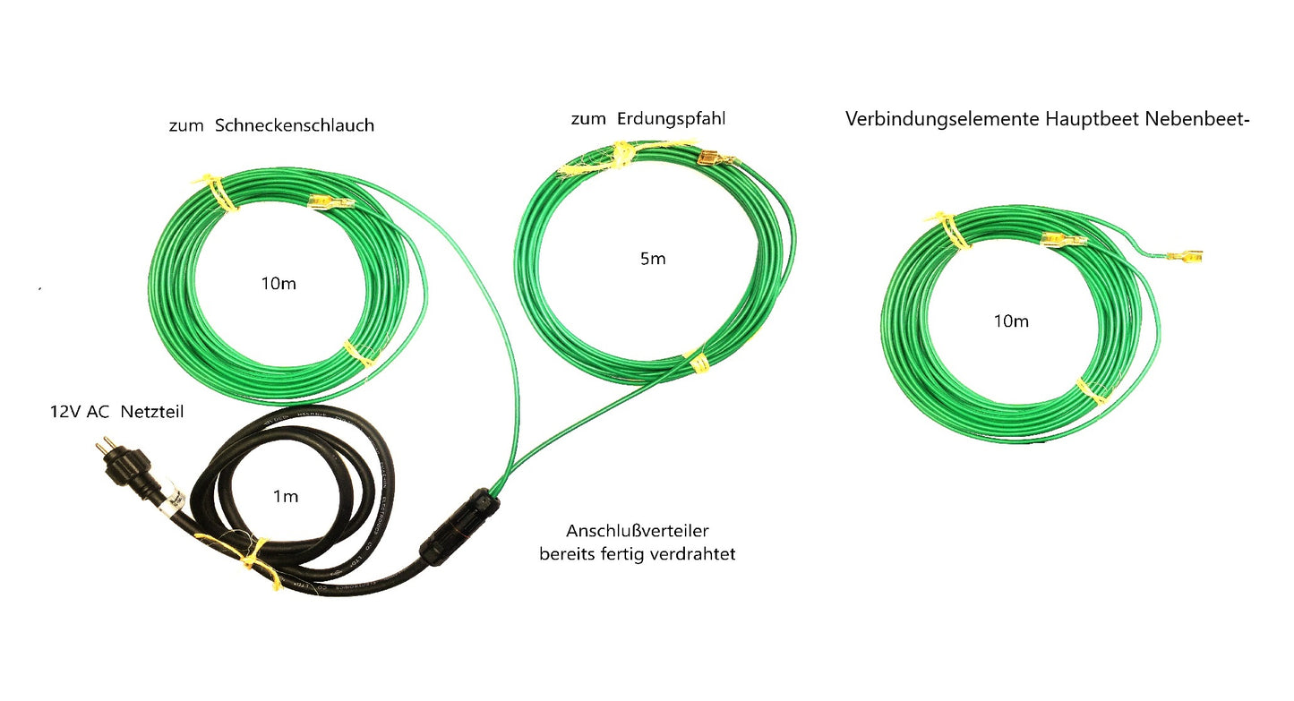 (#1002) Zubehör  Komplett-Set für 5 - 60 m Gewebe-Schneckenschlauch